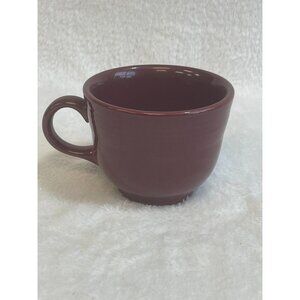 Homer Laughlin China Co‎ Fiestaware Burgundy Cinnabar Coffee Tea Cup Lead Free